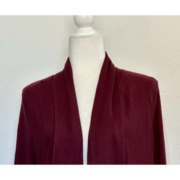 NWT Nordstrom Lingerie Women Size M Long Sleeves Open Front Long Wrap Cardigan - Picture 2 of 14